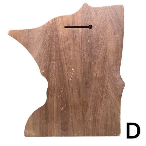 Minnesota State MN Wood Cut Out Wall Art Plank DIY Crafts Decoration Rustic - Picture 13 of 15